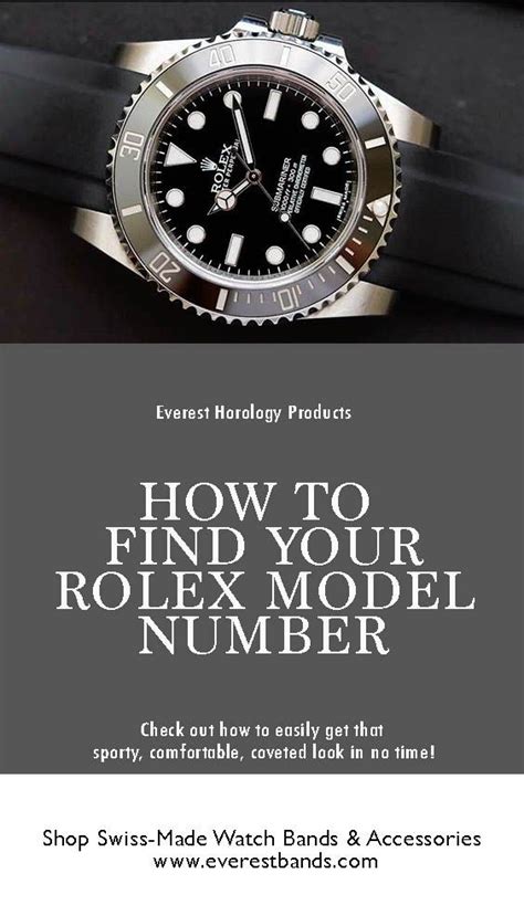 how to find out your rolex model number|Rolex watch model number lookup.